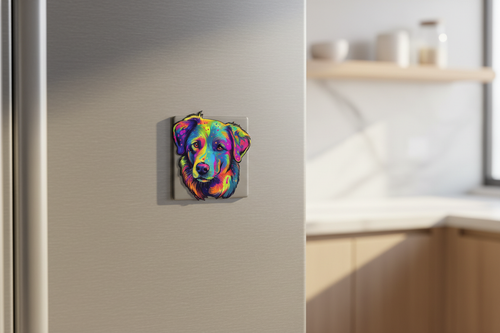 Dog Face Magnet Product Image