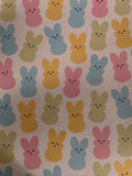 Easter Bunny Peeps Keychain