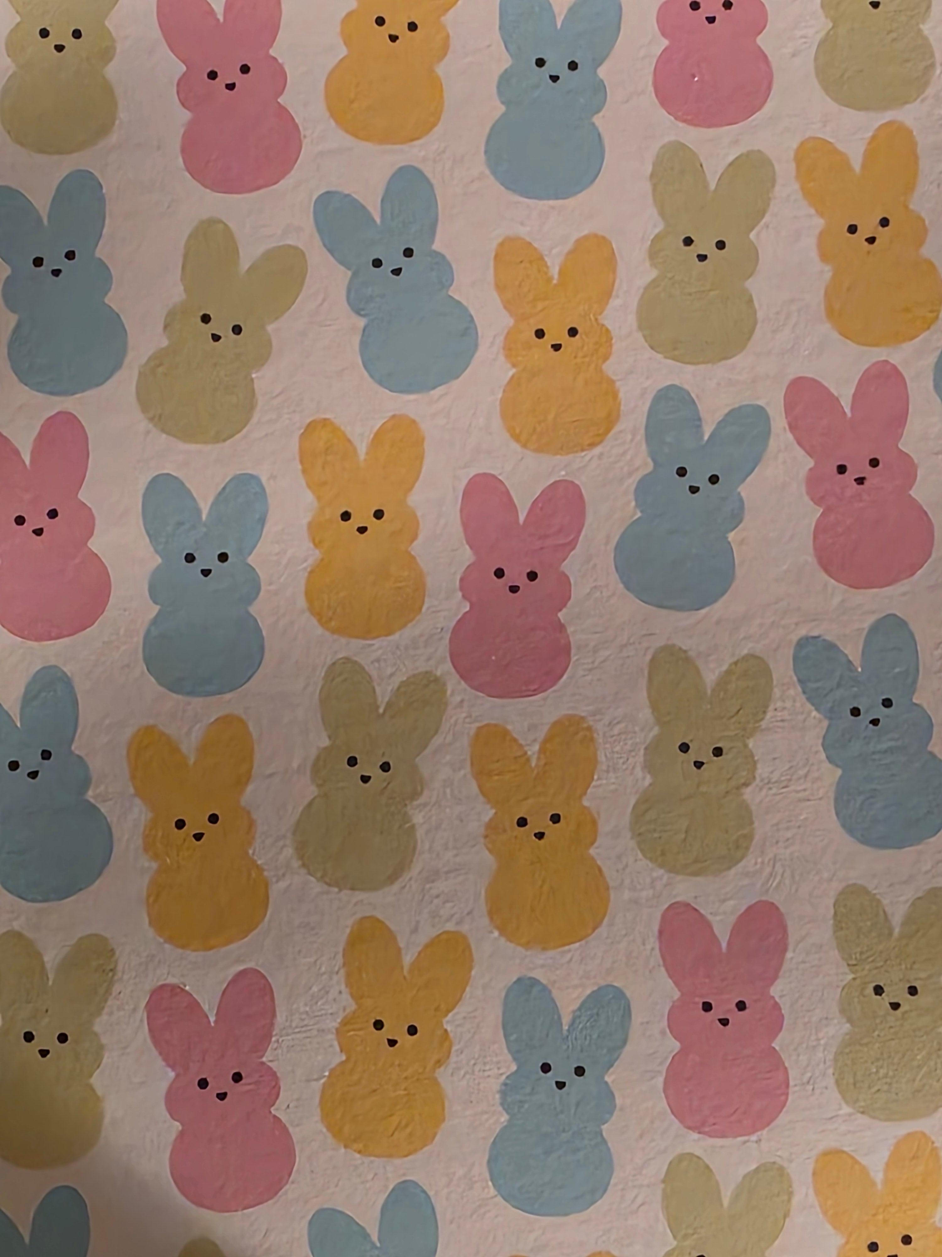 Easter Bunny Peeps Keychain