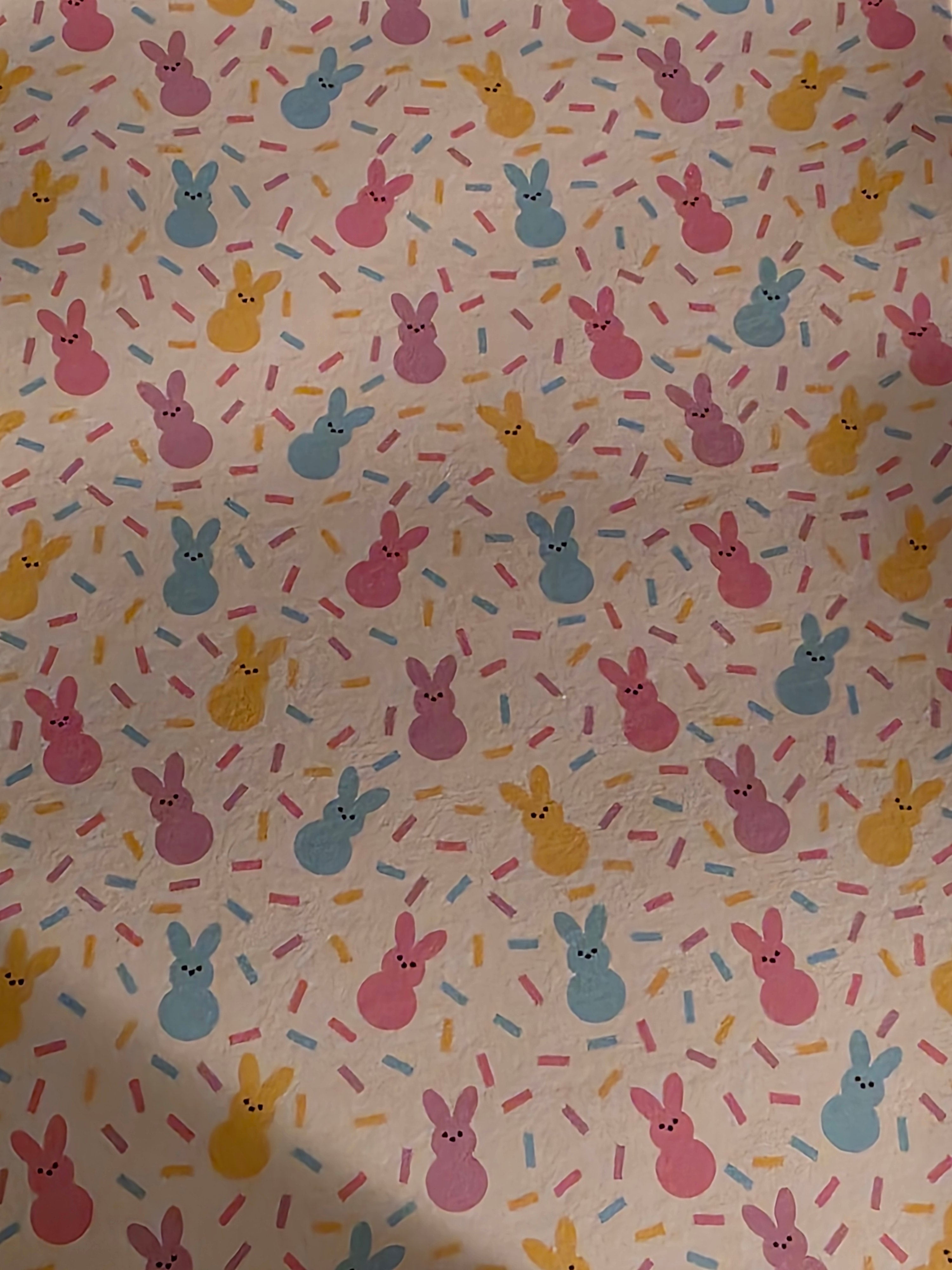Easter Bunnies & Sprinkles Keychain